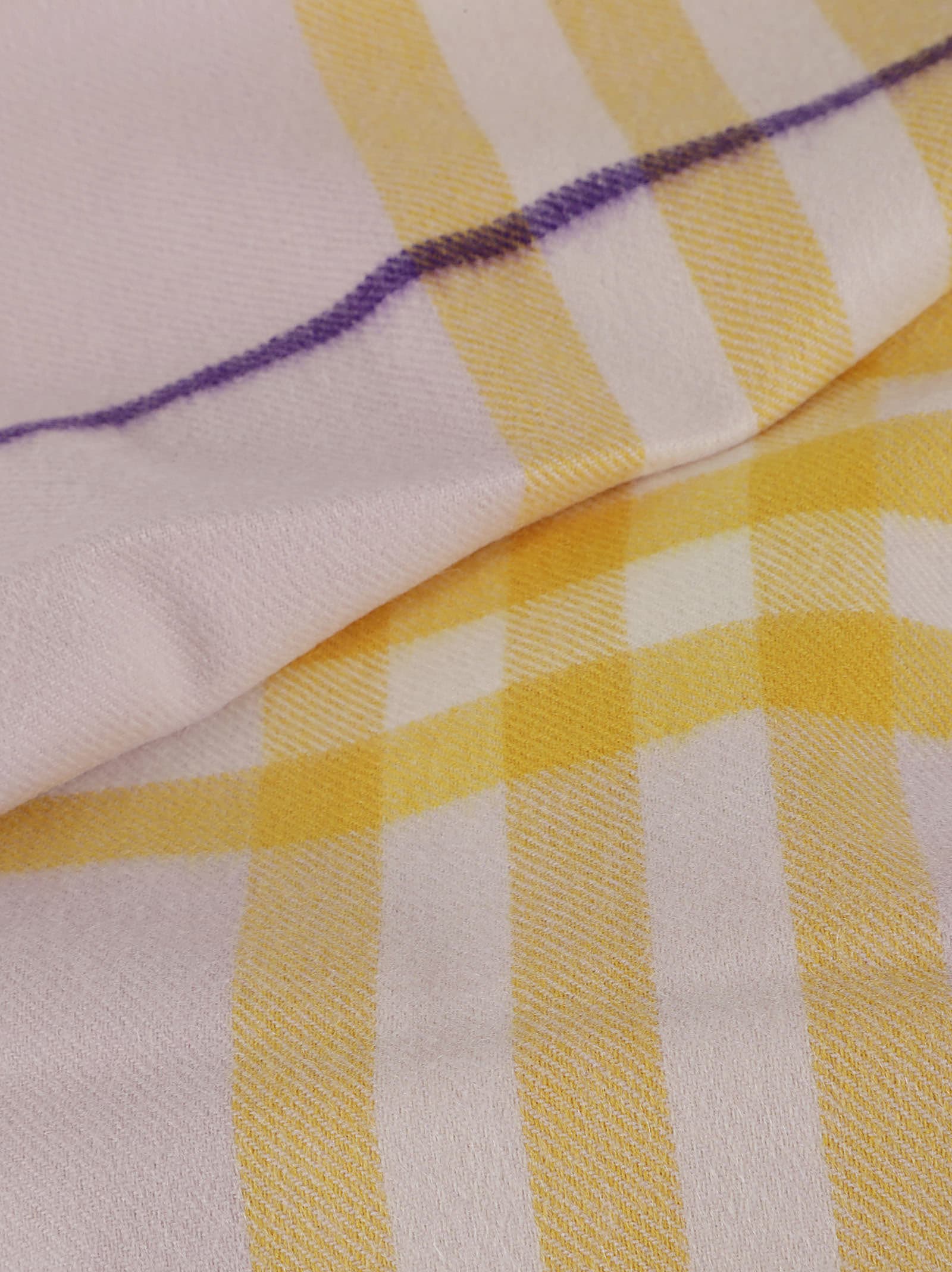 Shop Burberry Giant Check Scarf In Haze