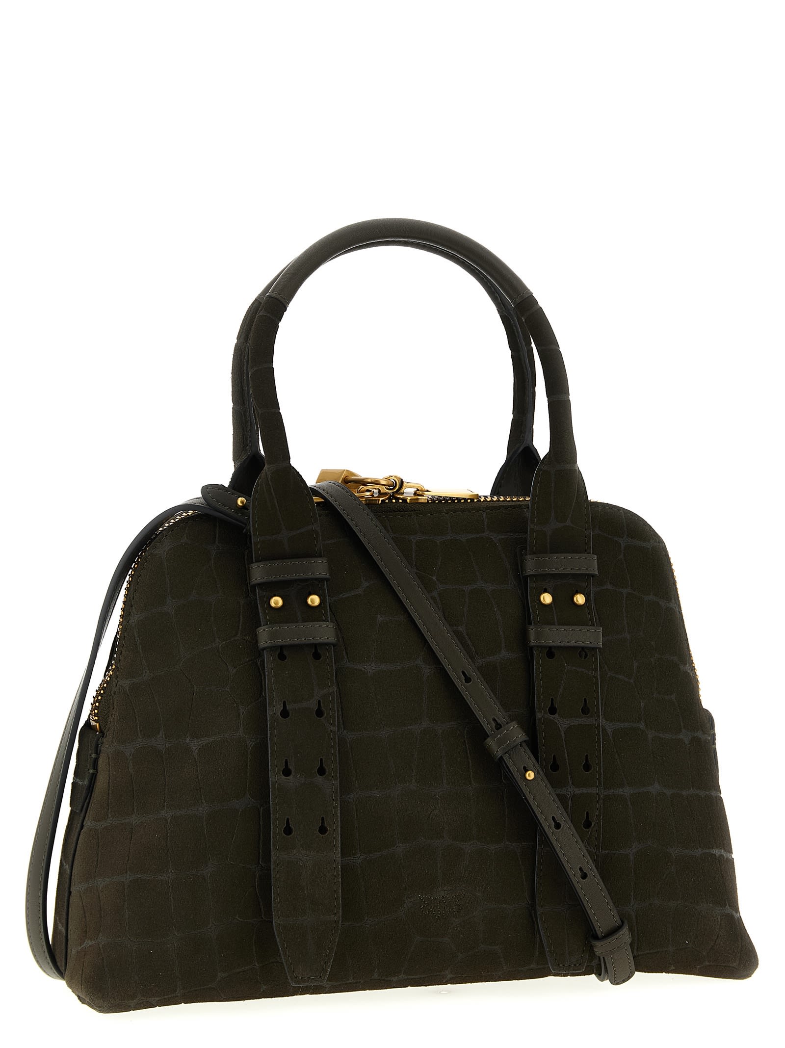 Pinko Escape Small Handbag In Green