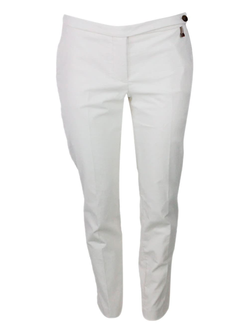 Shop Lorena Antoniazzi Pants In White