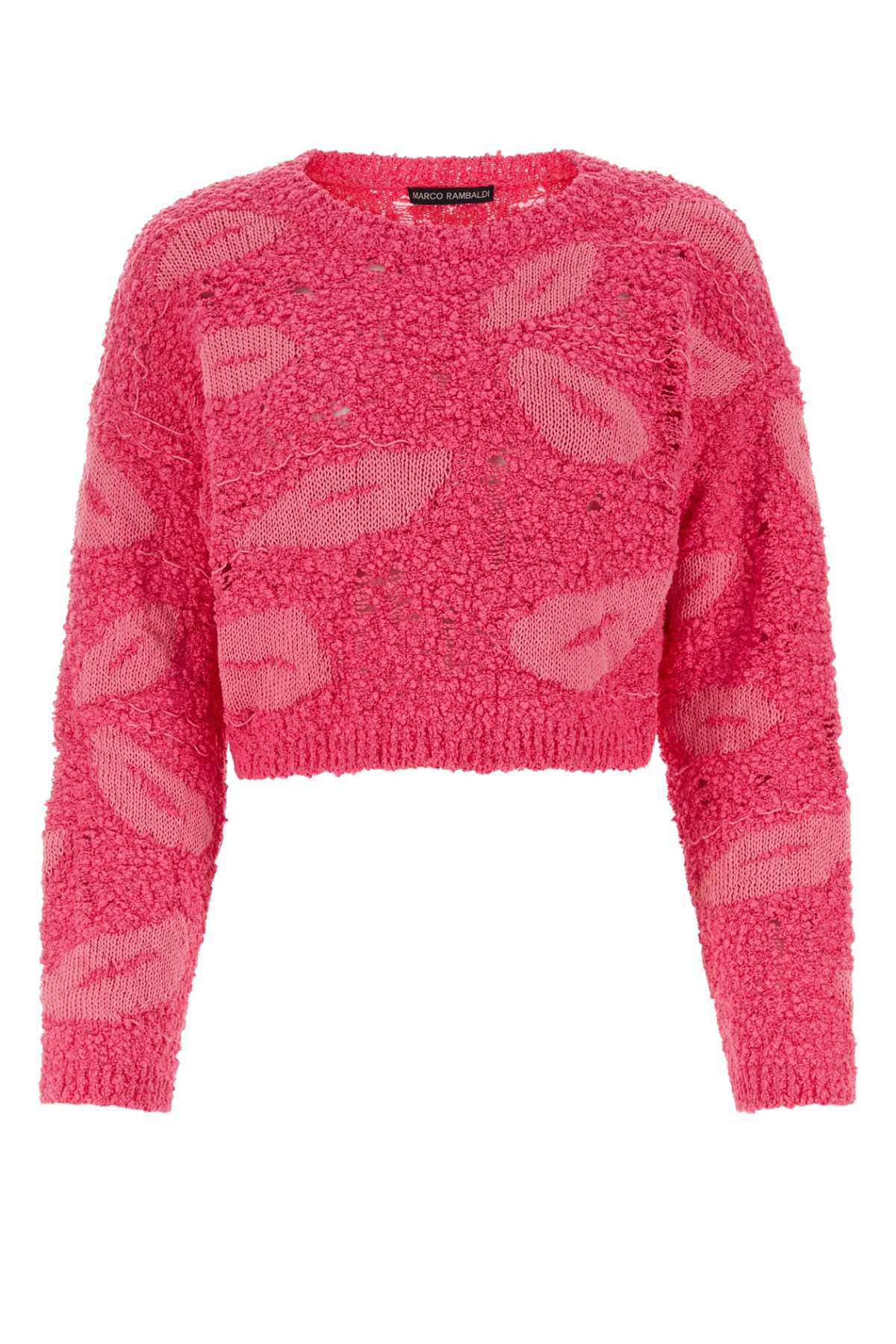Embroidered Cotton Blend Sweater
