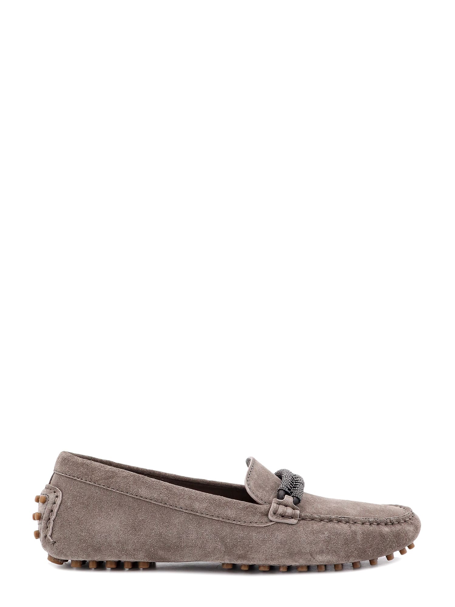 Shop Brunello Cucinelli Loafer In Brown