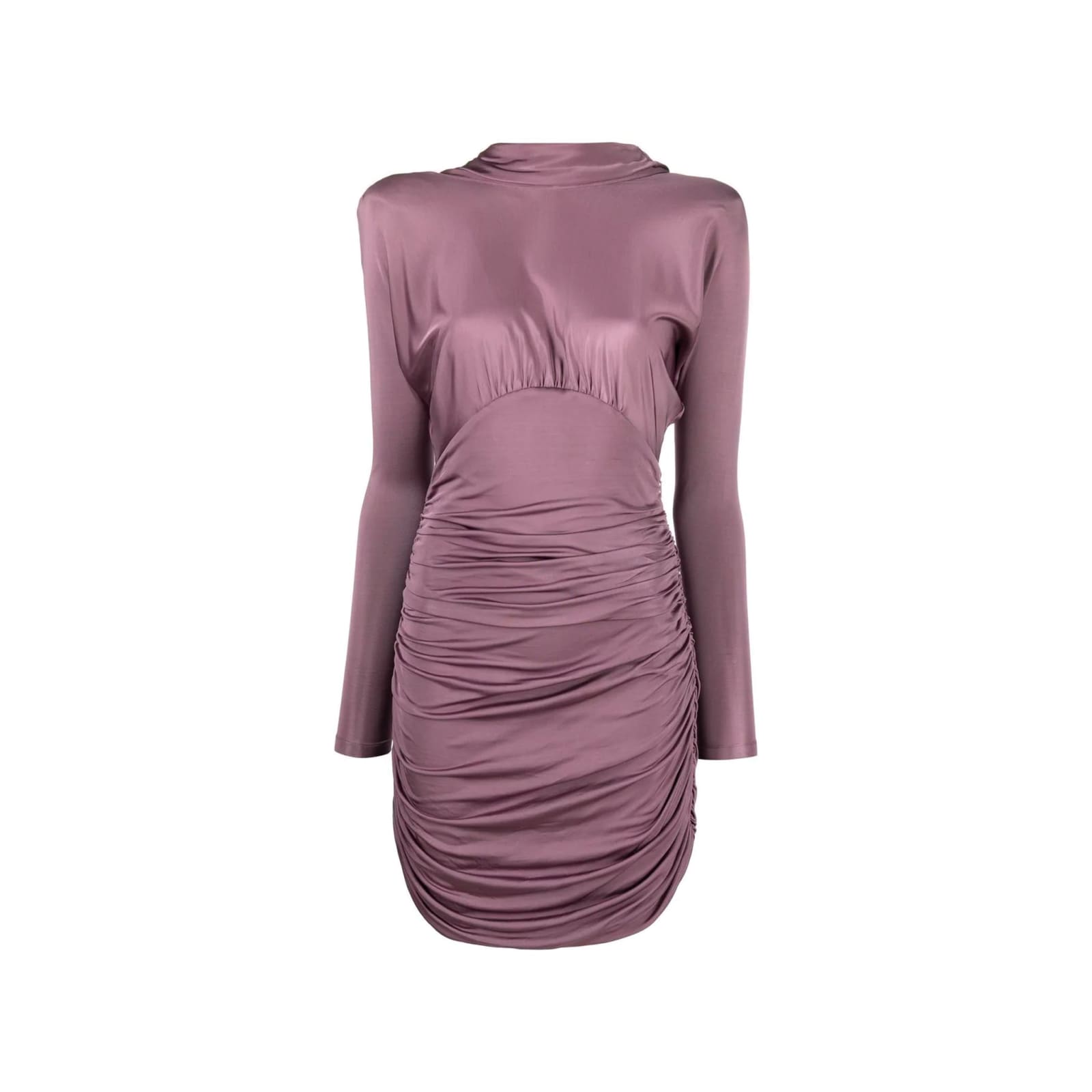 Saint Laurent Cowl Back Mini Dress