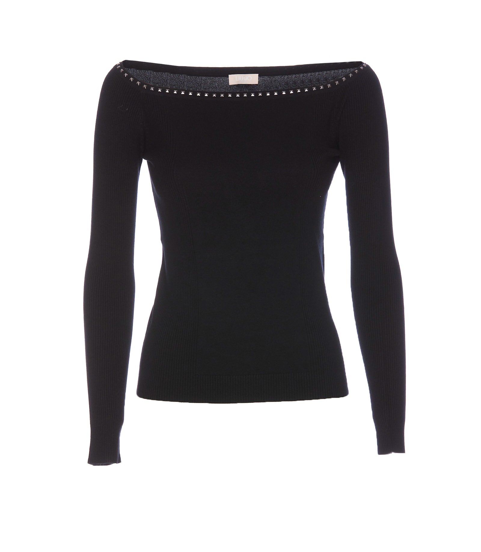 Shop Liu •jo Sweater In Black