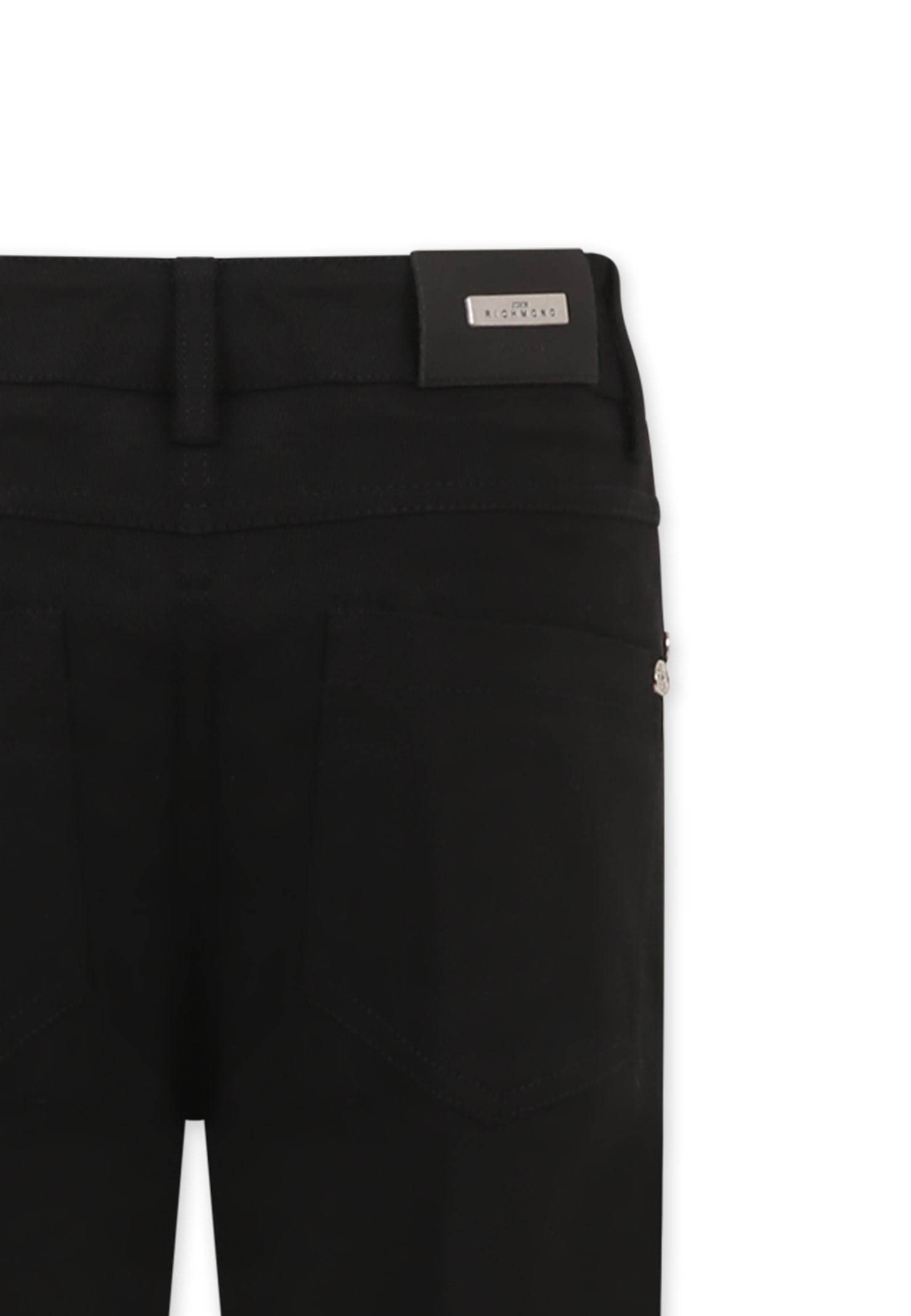 Richmond Black Jeans For Boy In Black