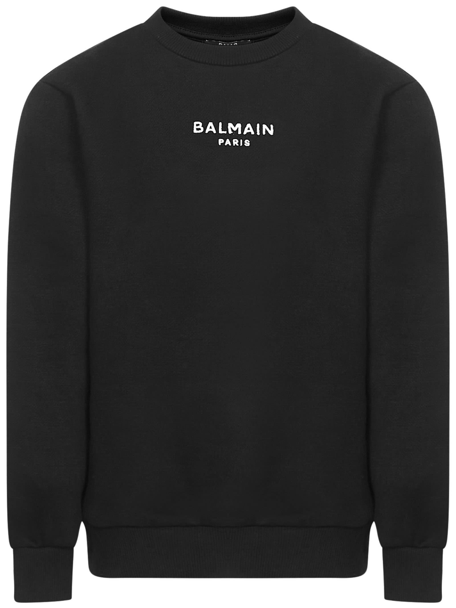 Balmain Paris Kids Sweatshirt In Black
