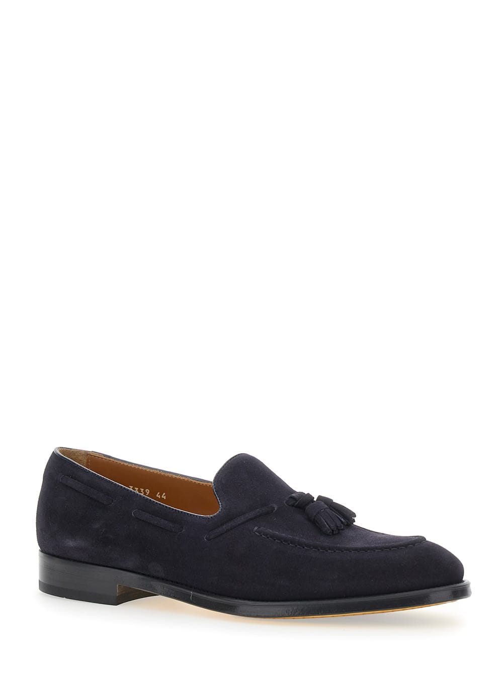 Doucal's Man Loafers Midnight Blue Size 7 Soft Leather In Multi