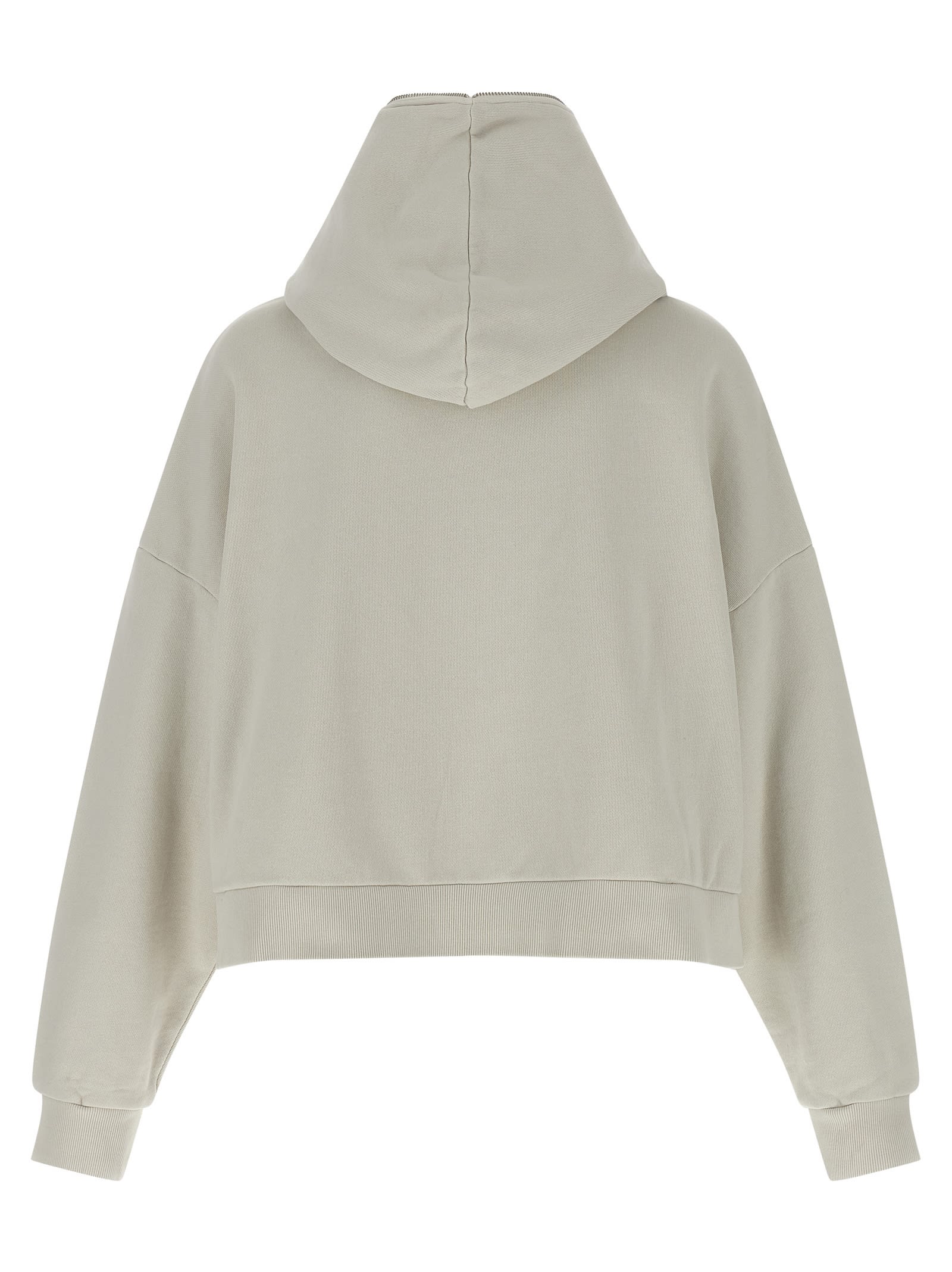 Entire Studios Hoodie With Drawstring Hood And Kangaroo Pocket In Gray
