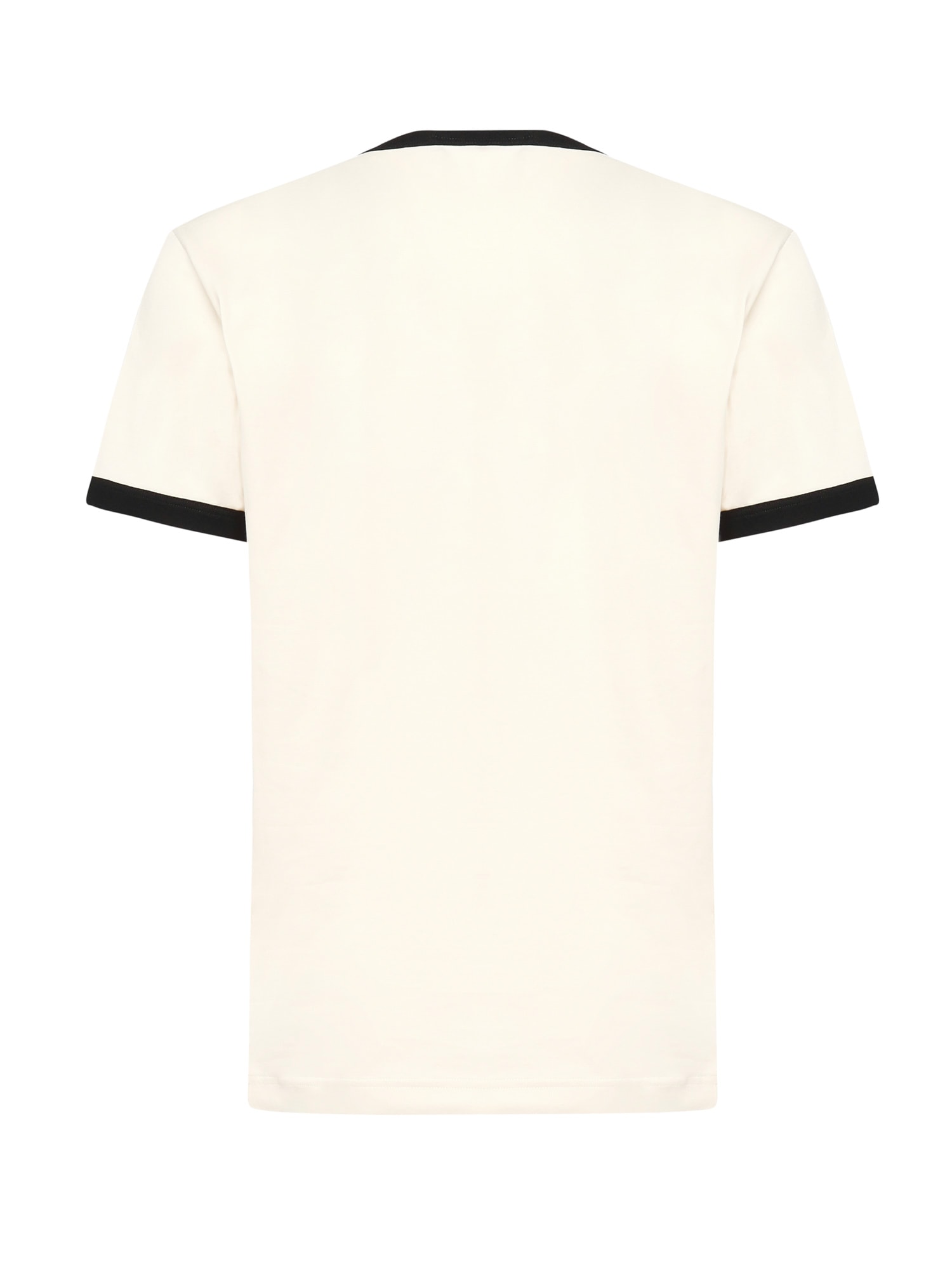 Dolce & Gabbana Crew Neck Graphic Print T-shirt In Green