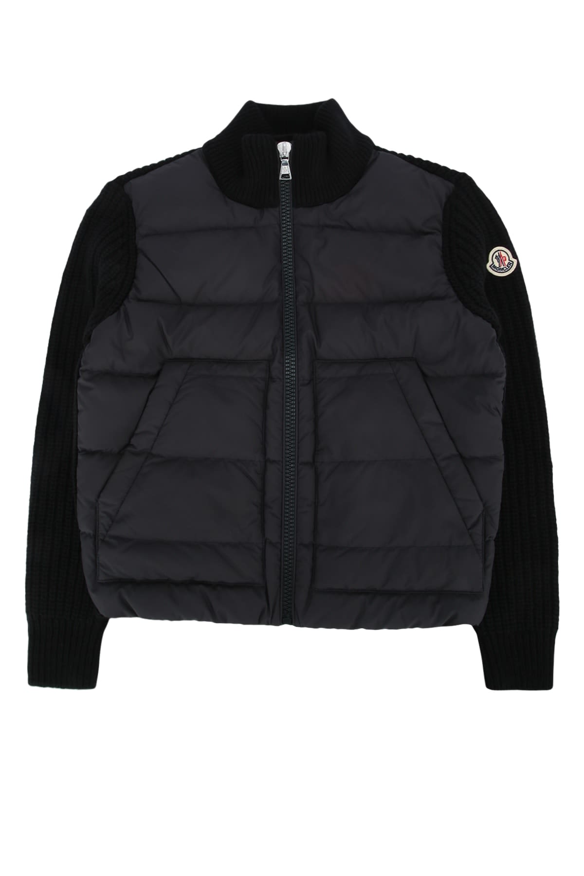Moncler Cardigan In Black