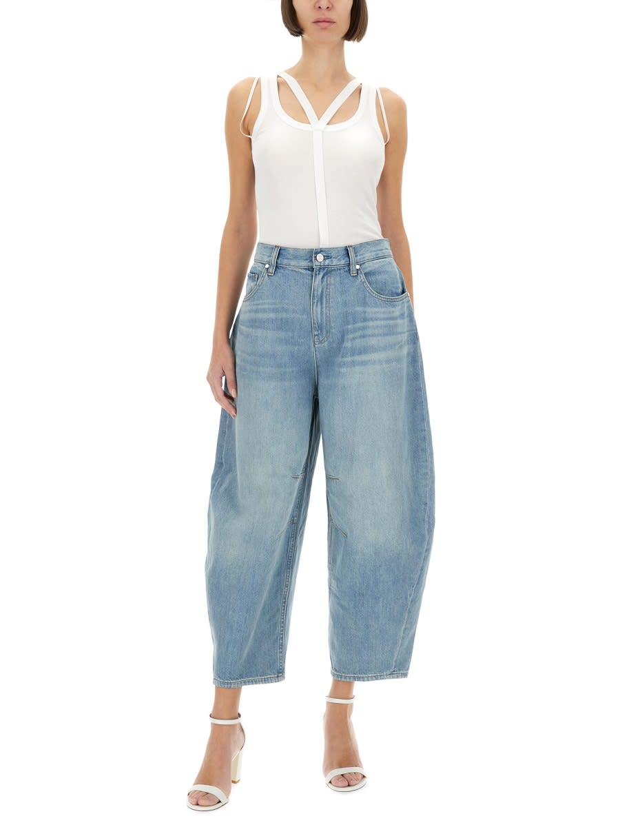 Helmut Lang Strap Racer Tank In White
