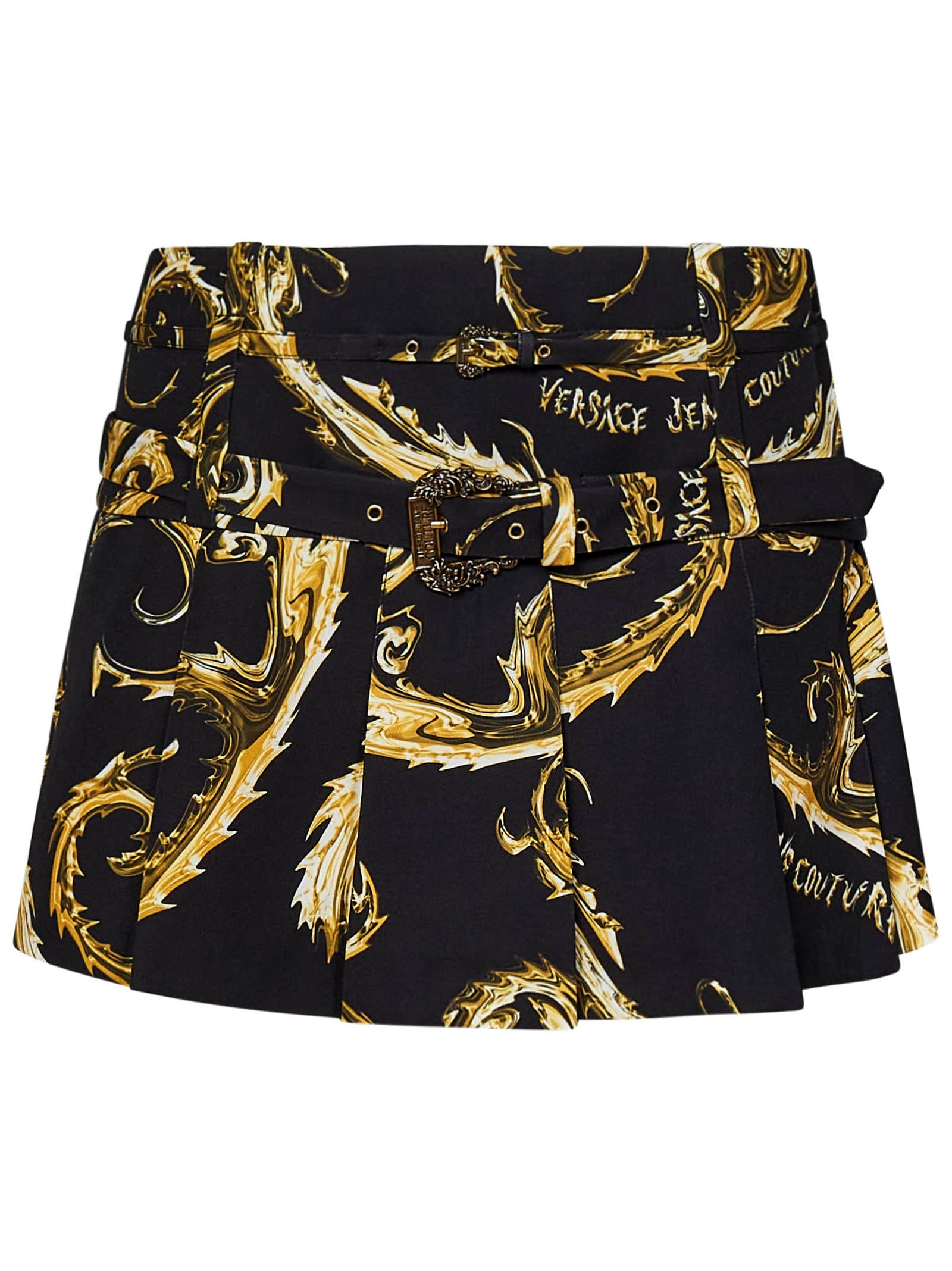 VERSACE JEANS COUTURE CHROMO COUTURE SKIRT 