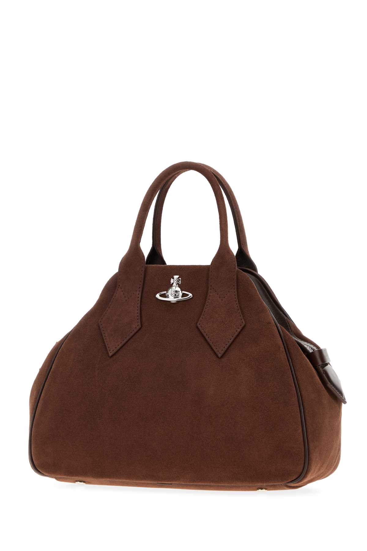 Vivienne Westwood Medium Structured Handbag Top Handle In Brown