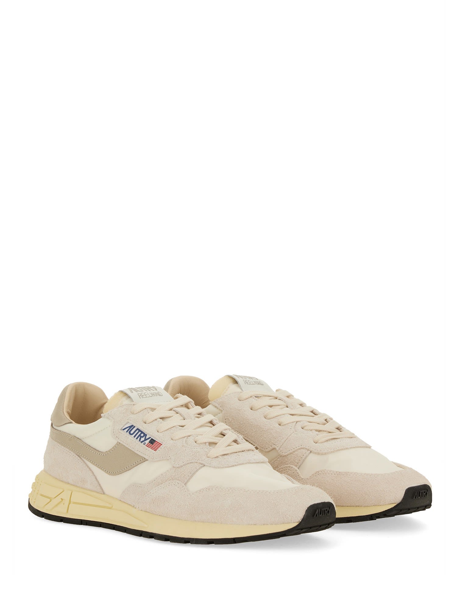 Shop Autry Whirlwind Low Sneaker In Beige