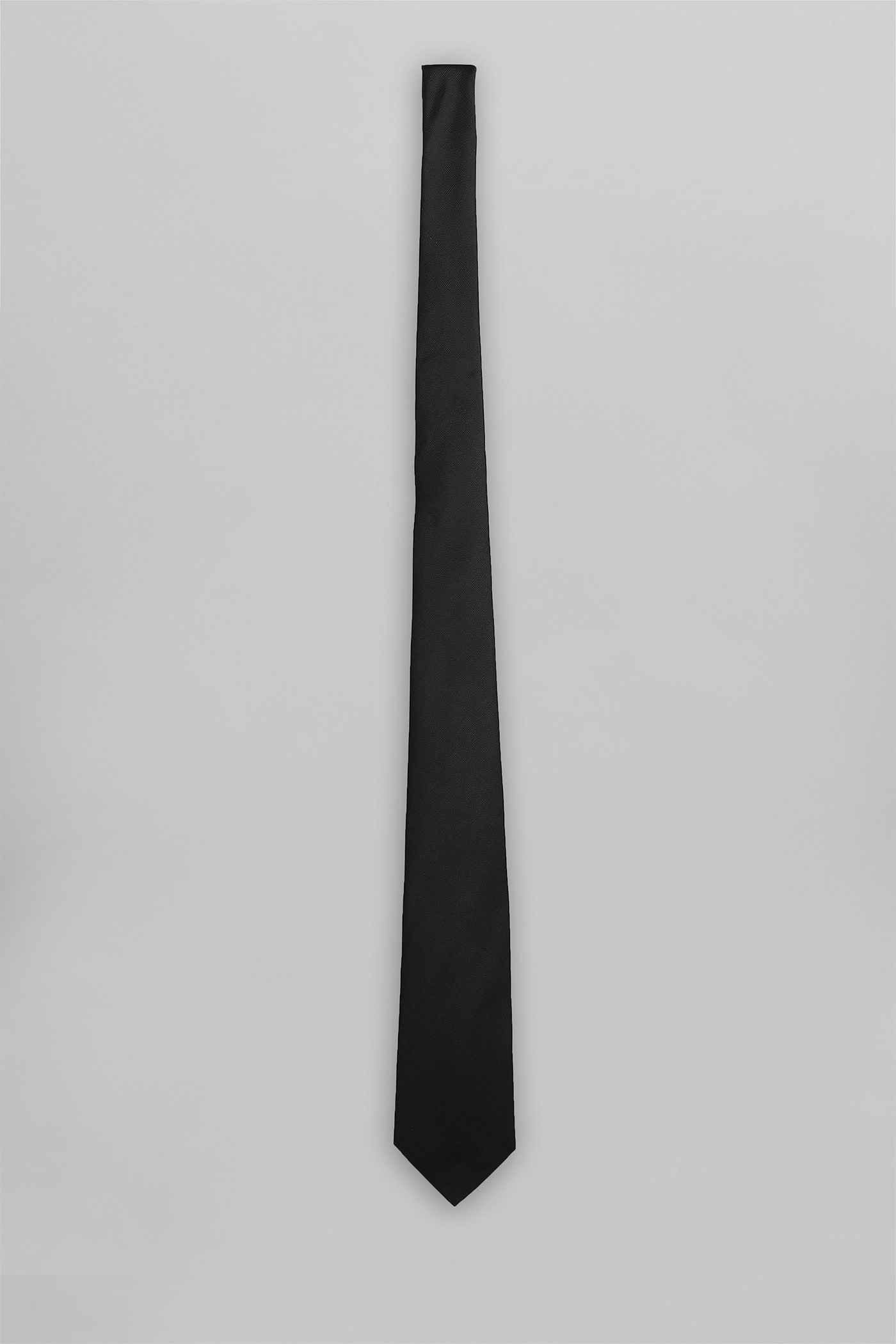 Giorgio Armani Tie In Black Silk