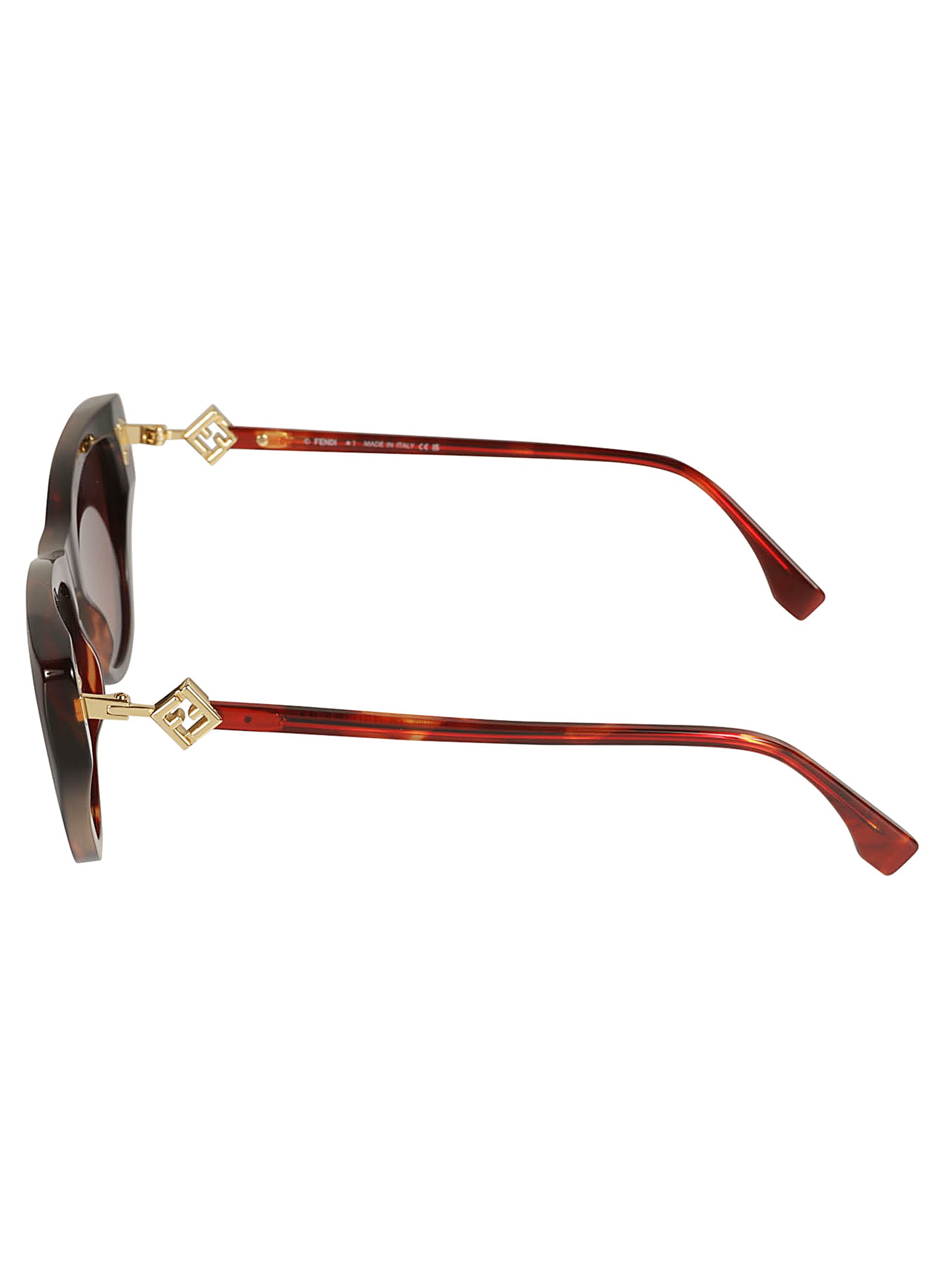 Fendi Full Frame Sunglasses In 54f - Havana
