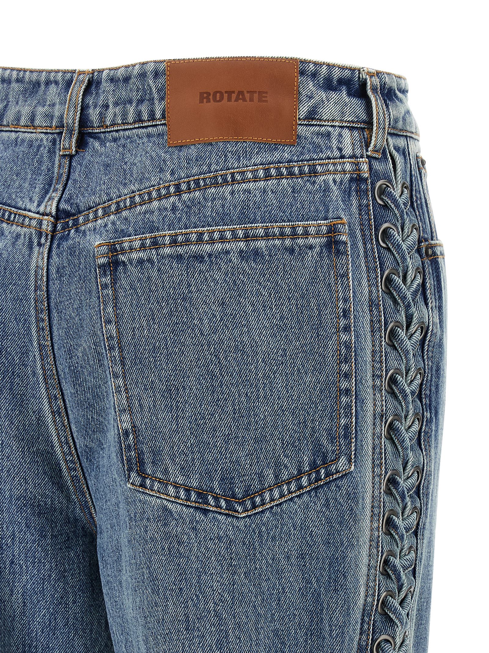 Rotate Birger Christensen Jeans Rotate Woman Color Black In Black
