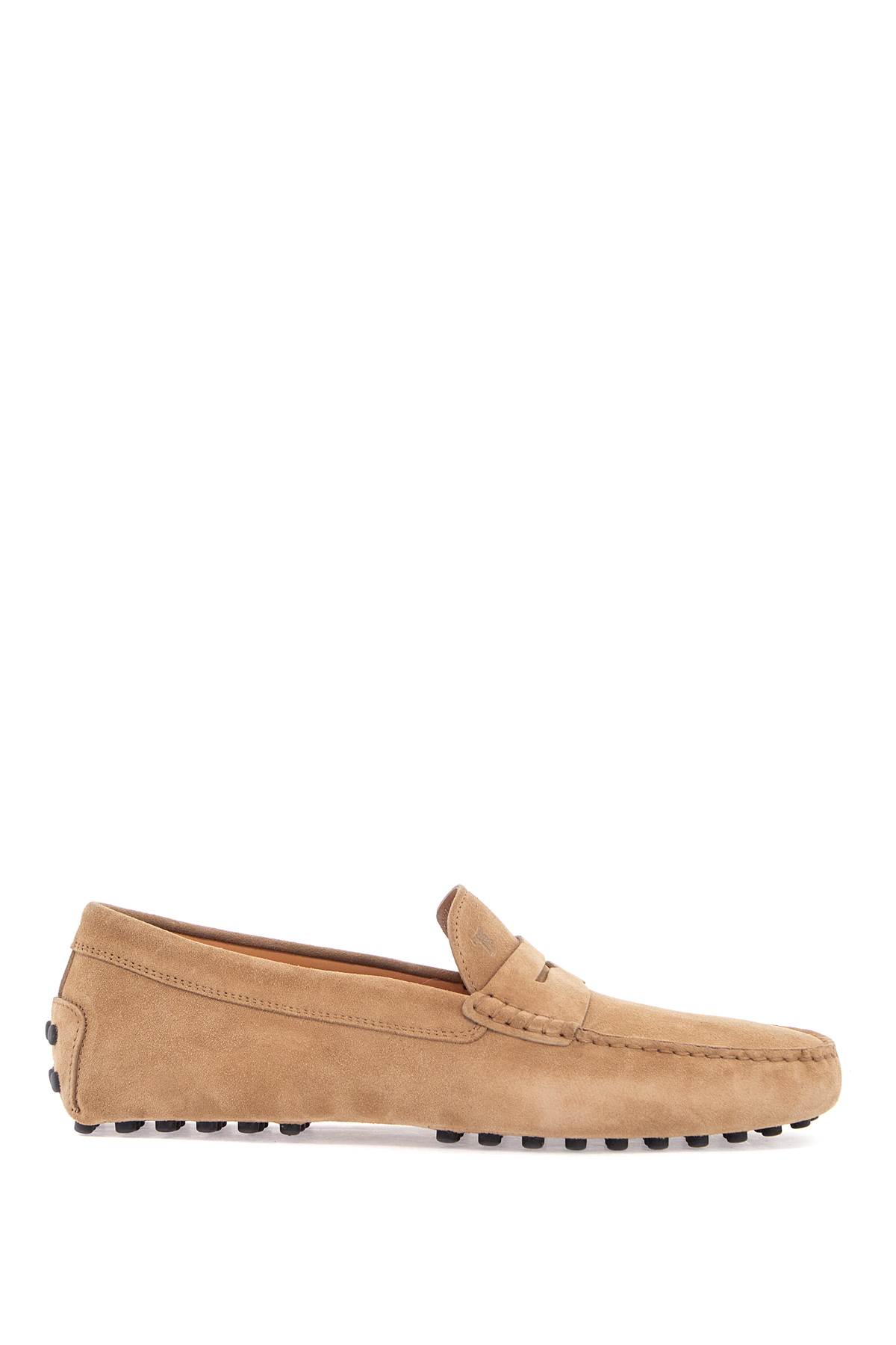 Tod's Bisquit Leather Moccasin With Rubber Sole In Biscotto (beige)