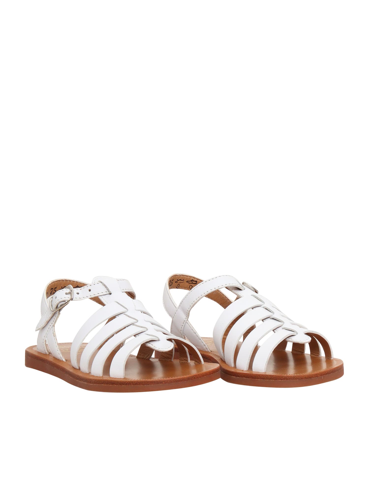 Shop Pom D'api White Spider Sandals
