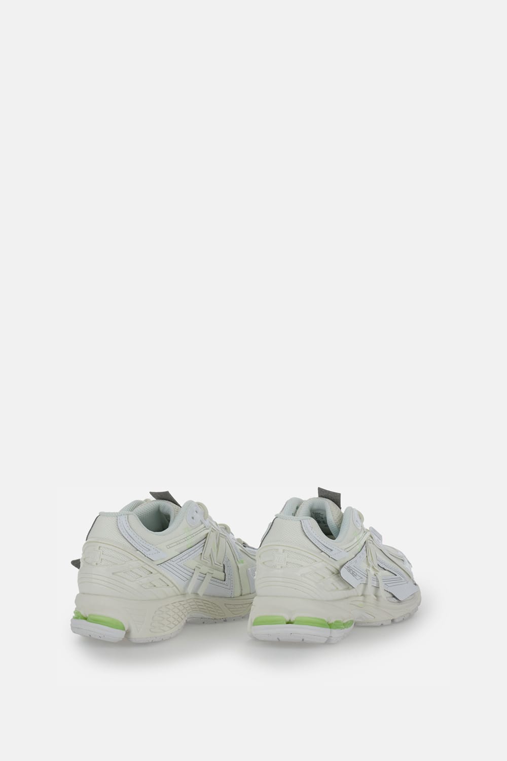 New Balance Mens White White Mint Flash 1906a Mesh Low-top Trainers In White