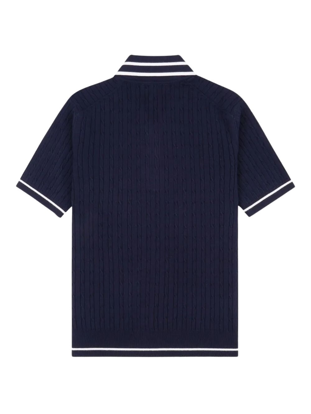 Sporty & Rich Src Mini Cable Polo In Blue