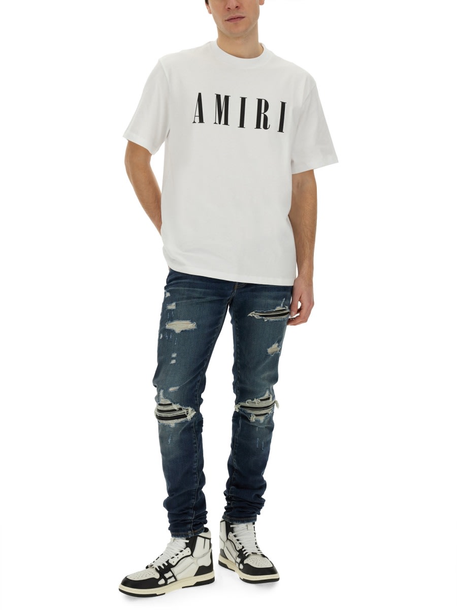 Shop Amiri T-shirt With Logo In White