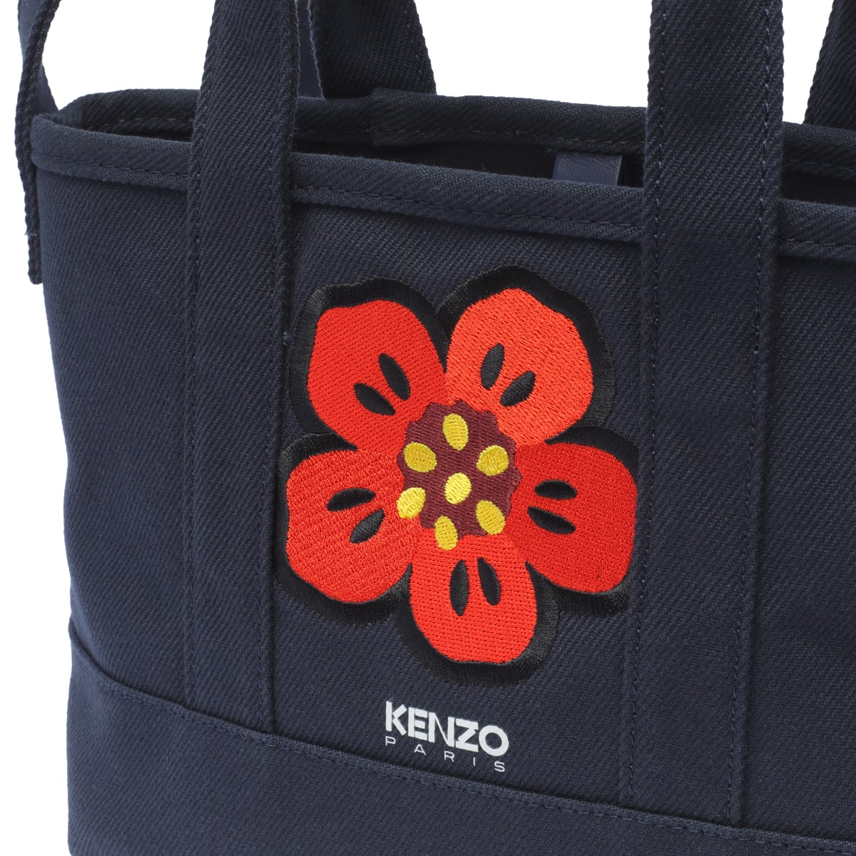 Shop Kenzo Small Boke Flower Tote Bag In Blue
