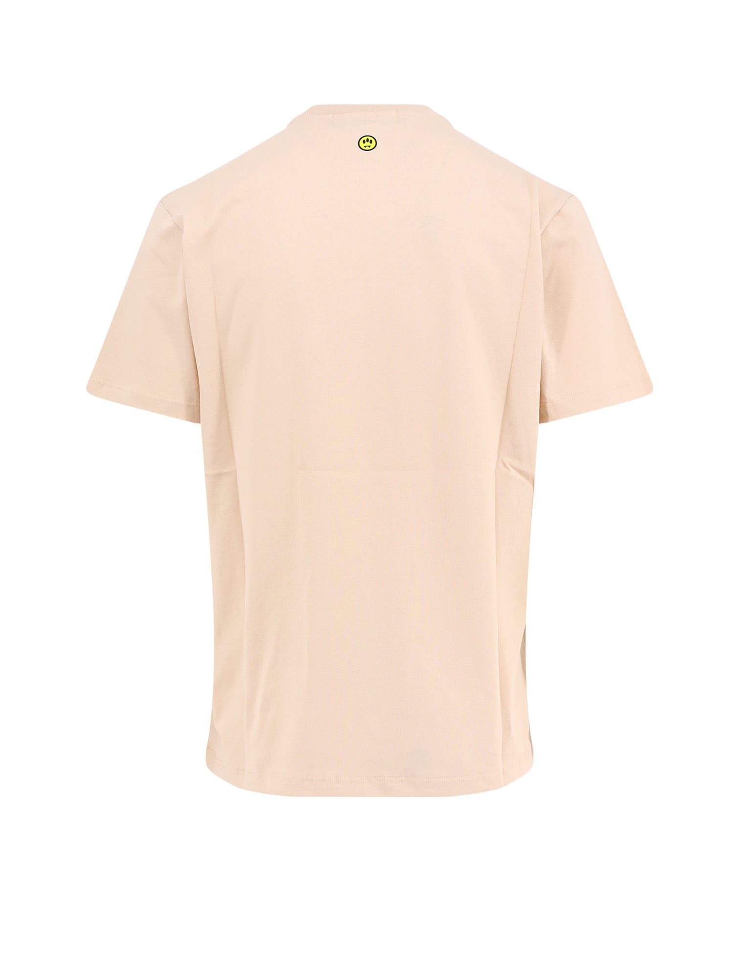 Barrow Logo Print Short-sleeved T-shirt In Beige