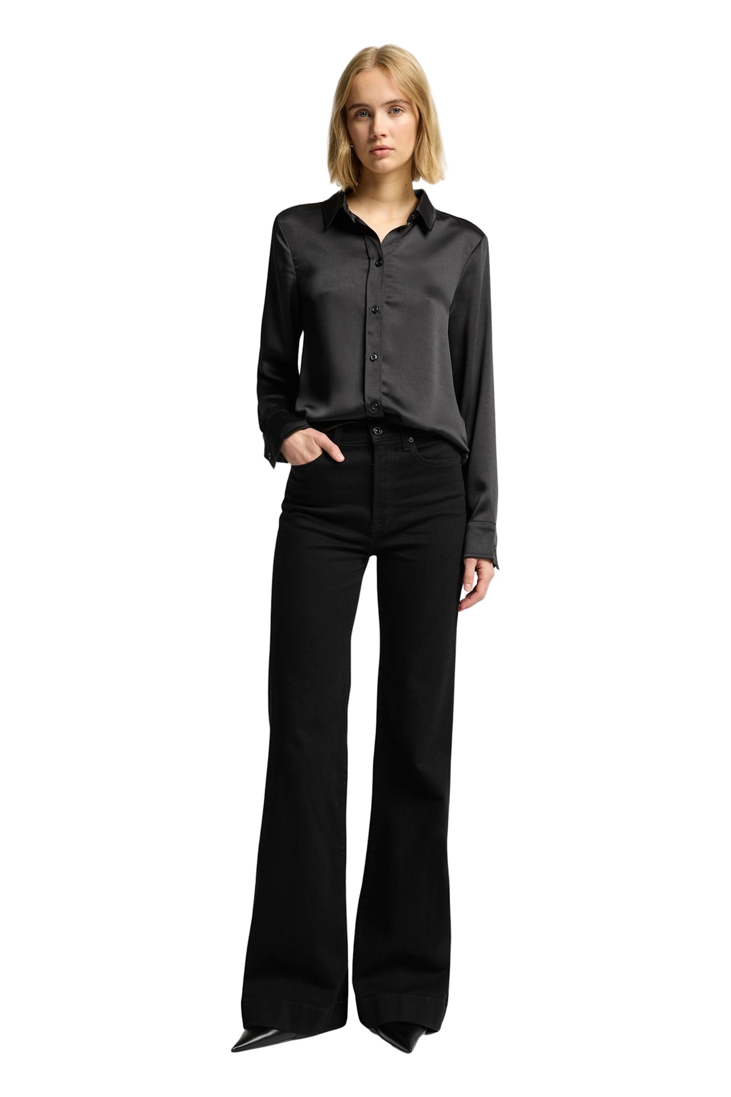7 For All Mankind Modern Dojo Soho Night In Black