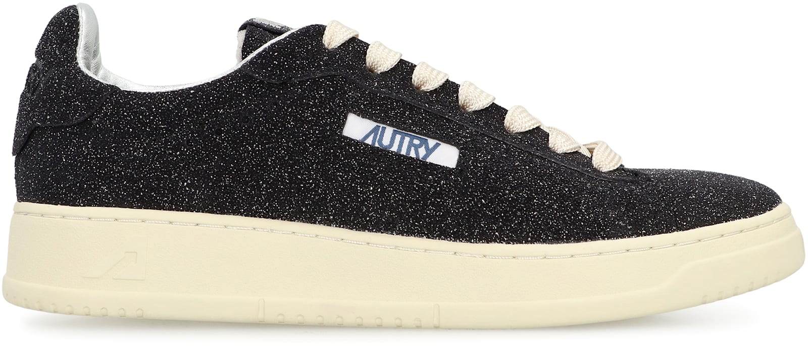 Autry Dallas Low Sue Stars Black Sneakers Sneakers In Black