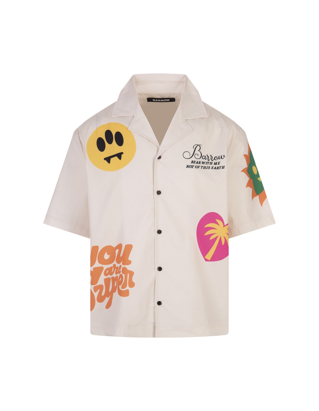 Dove Bowling Shirt With Prints