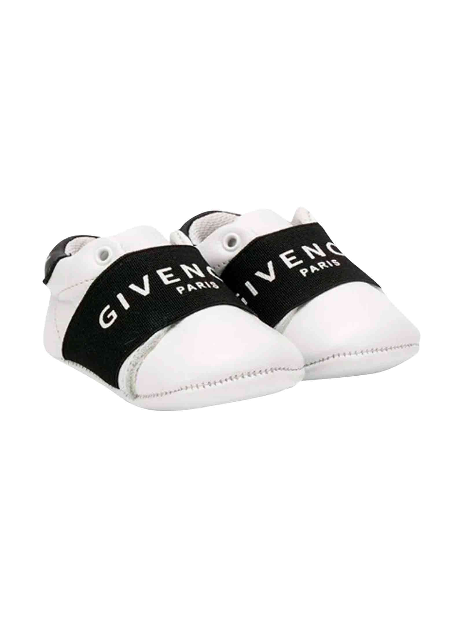 white newborn shoes
