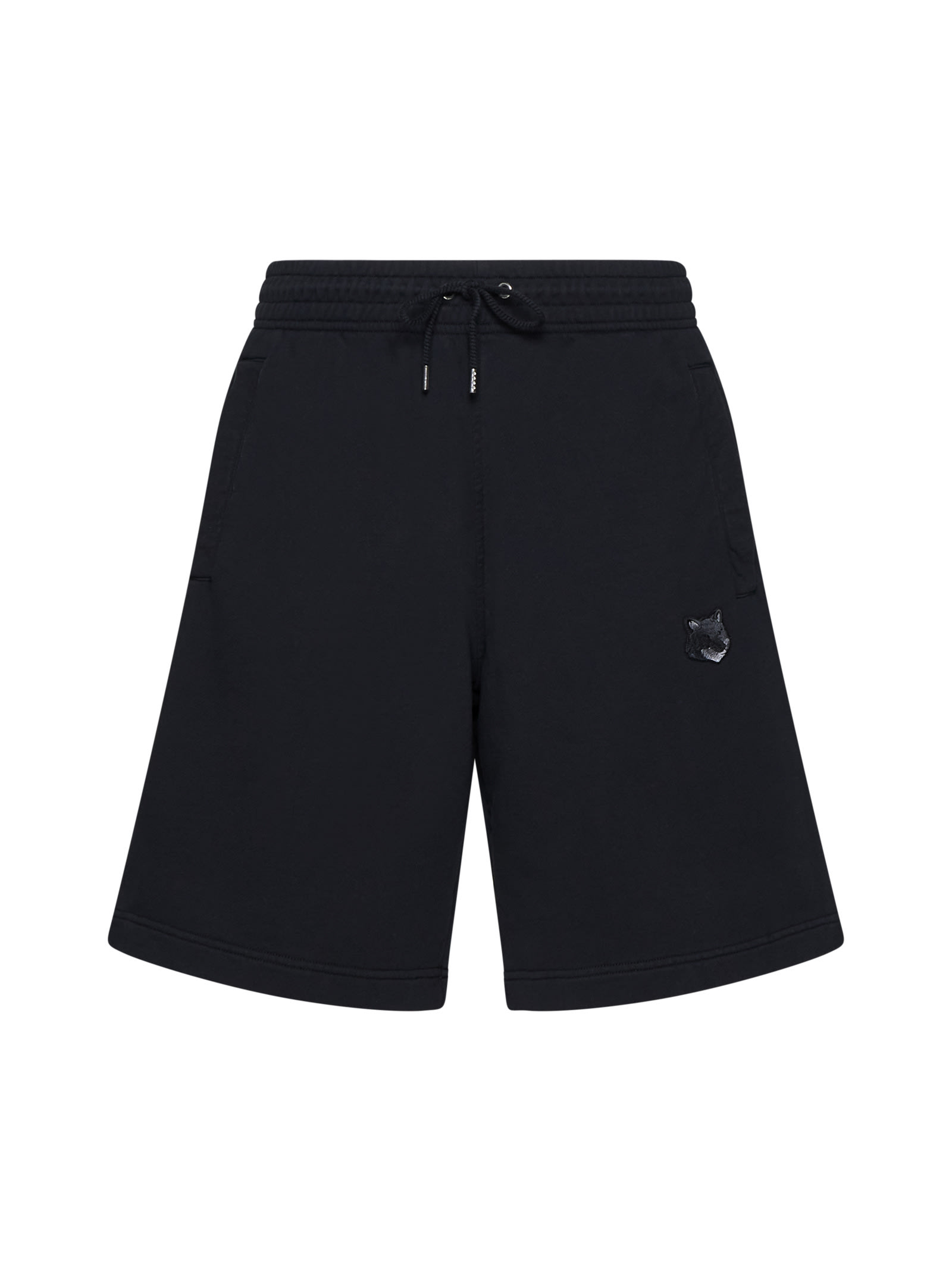Shop Maison Kitsuné Shorts In Black