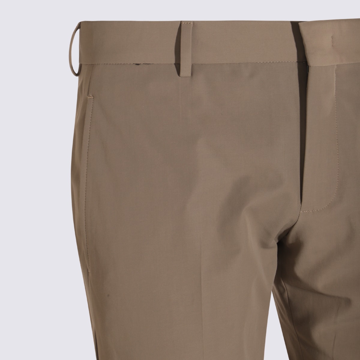 Pt Torino Trousers Light And Natural In Brown
