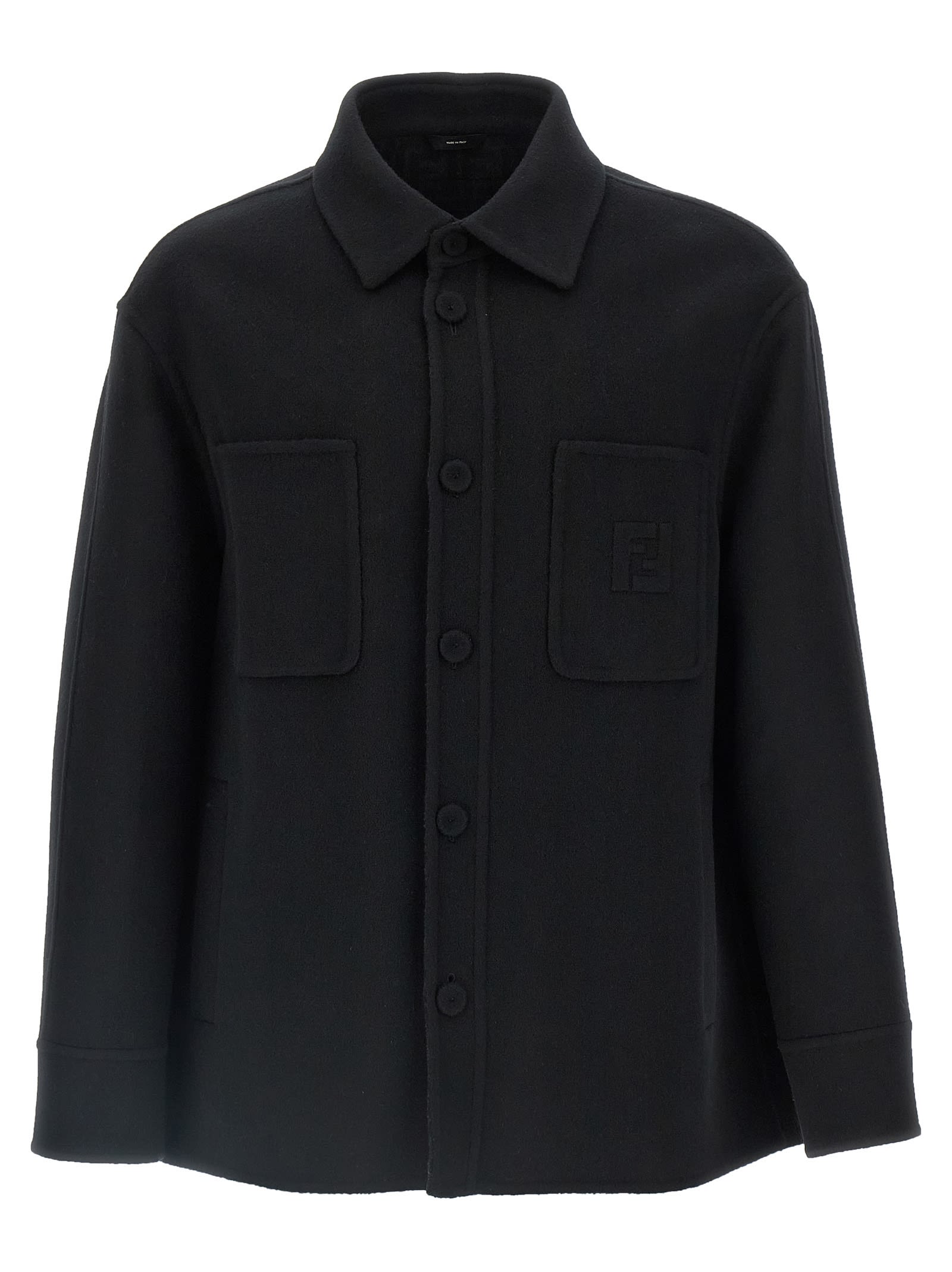Wool overshirt