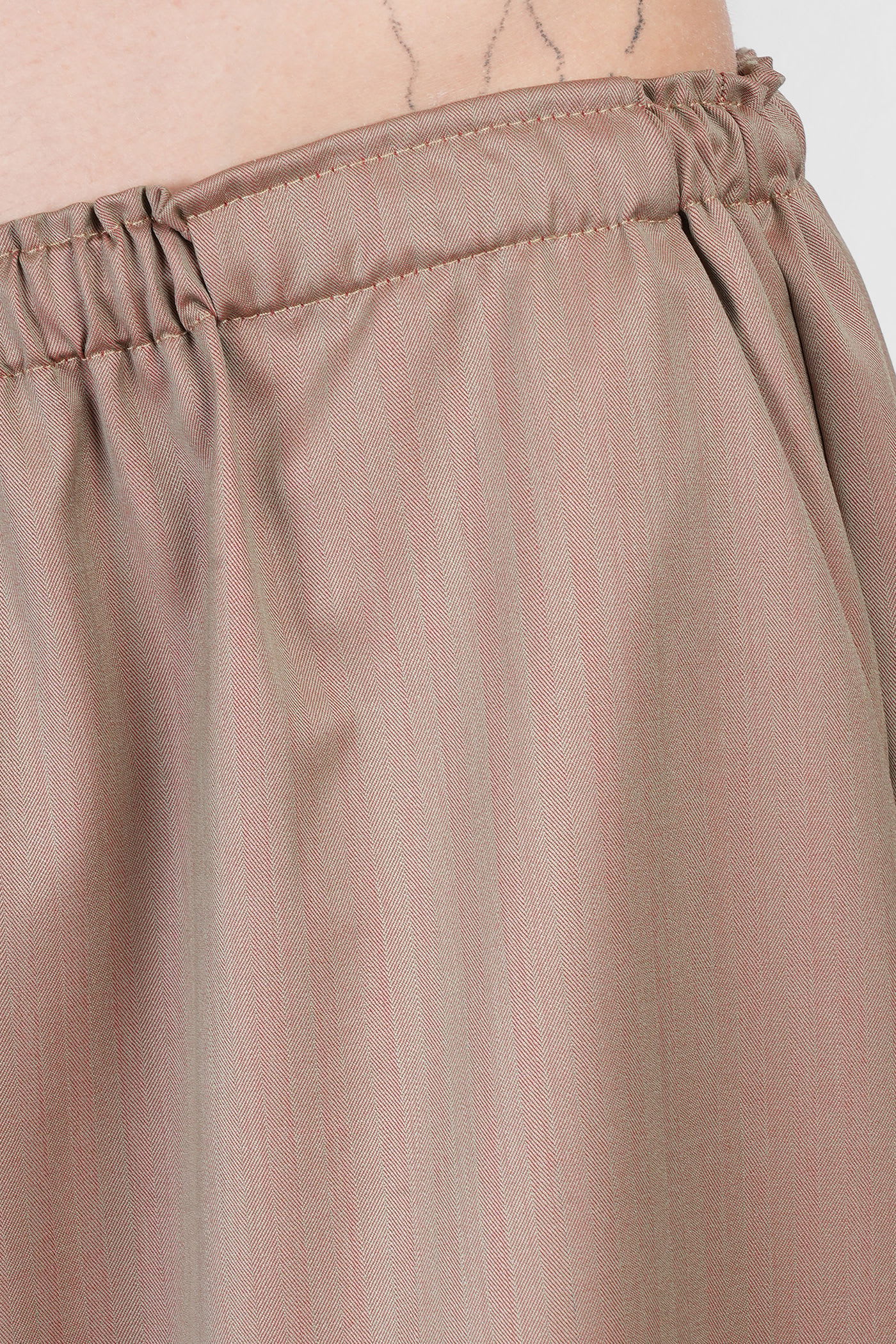 Paura Fan Pants In Taupe Wool