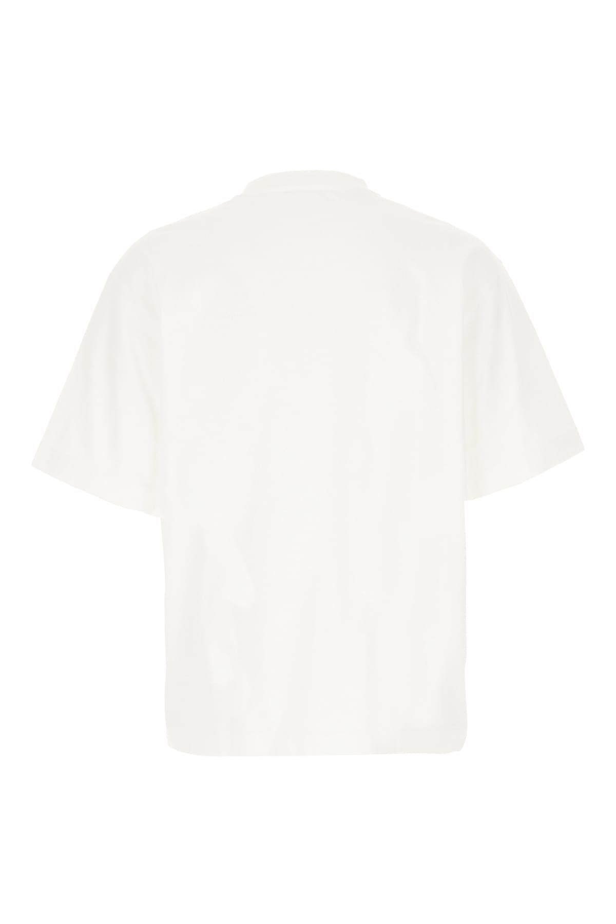 Shop Off-white White Cotton T-shirt In Bianco