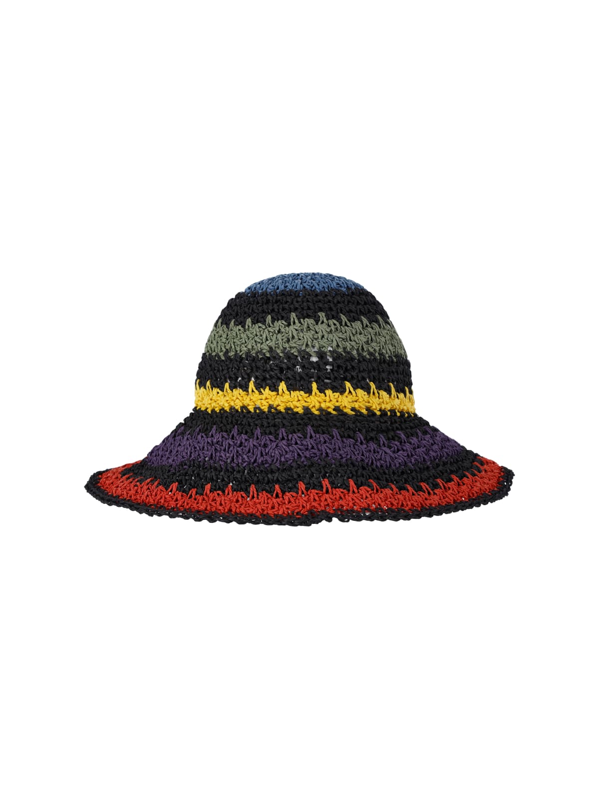 Shop Ruslan Baginskiy Multicolour Bucket Hat In Black