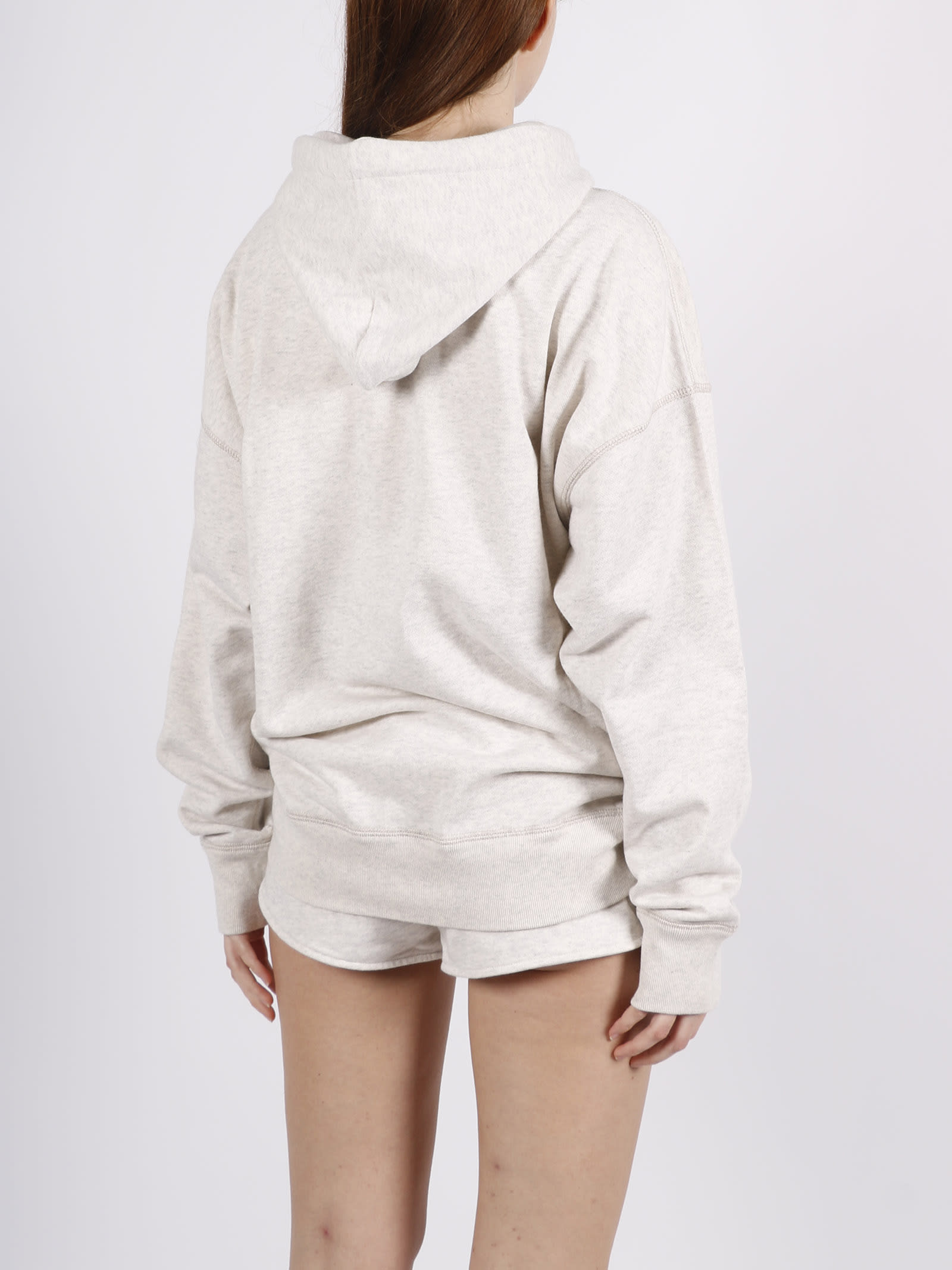 Shop Marant Etoile Hoodie In White