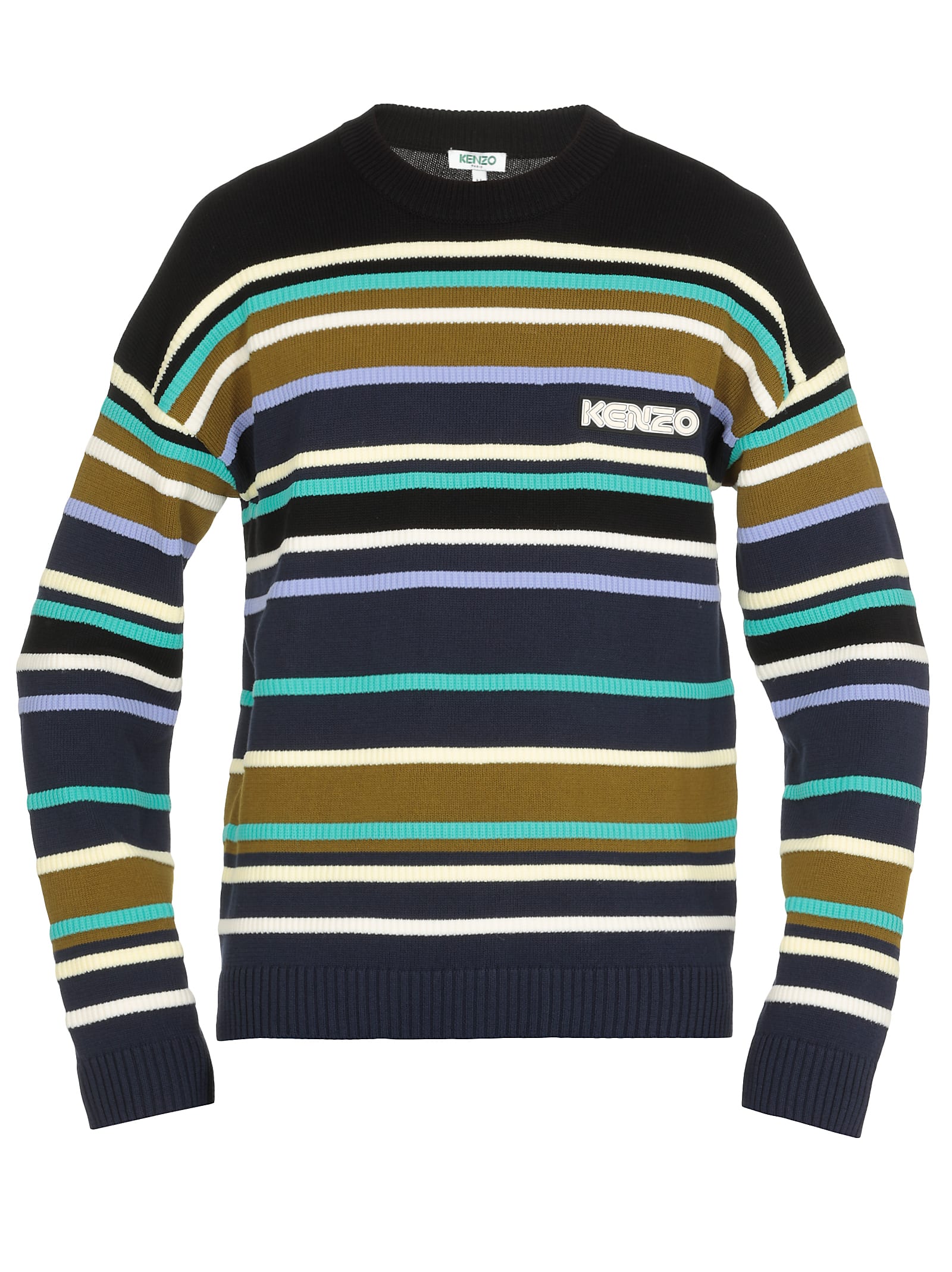 Kenzo Cotton Sweatshirt In Multicolor