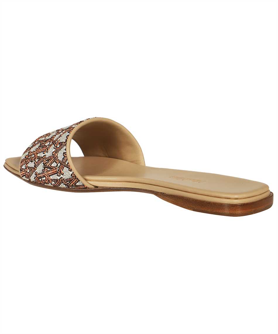 Max Mara Slides With Logo In Beige