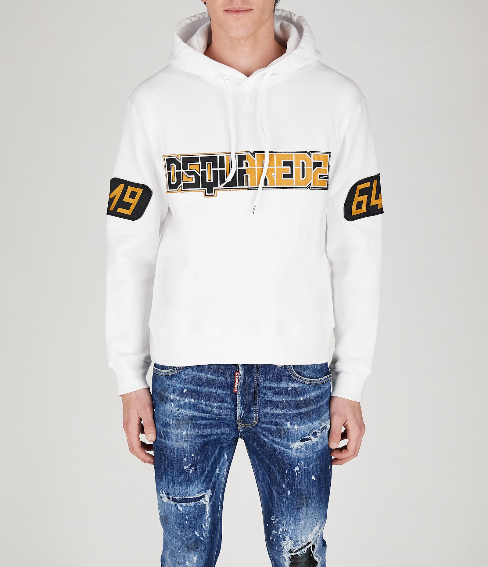 Shop Dsquared2 Sweatshirt In White