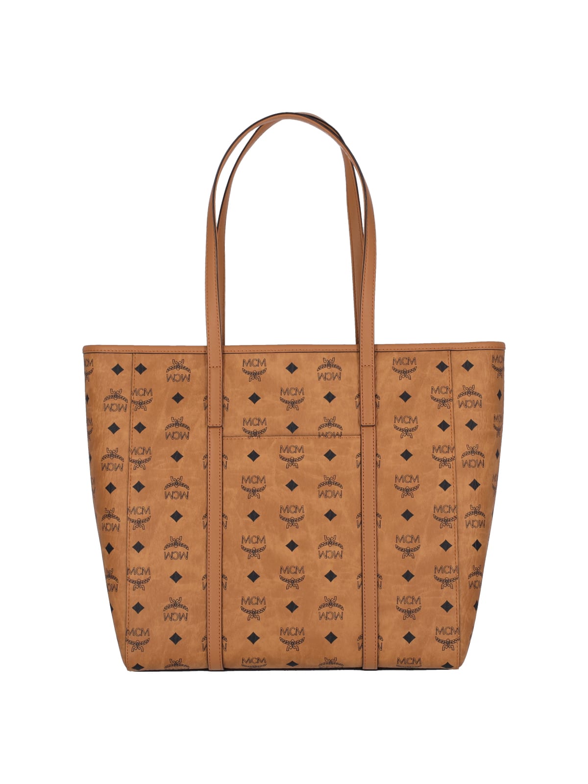 Shop Mcm Toni Tote Bag In Brown