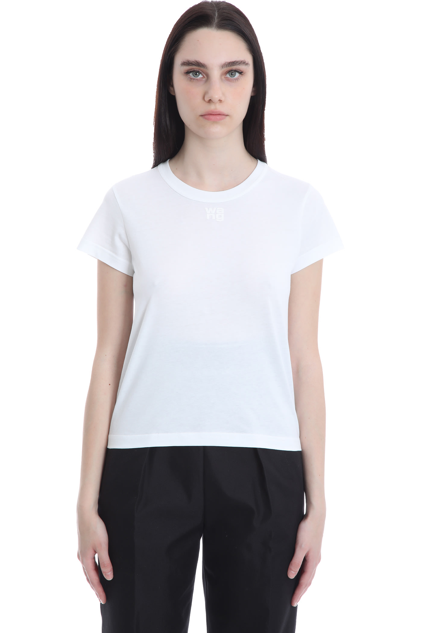 Alexander Wang T-shirt In White Cotton