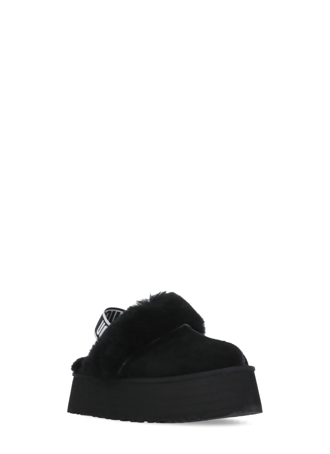 Ugg W Funkette Suede Slip-on Shoe In Black