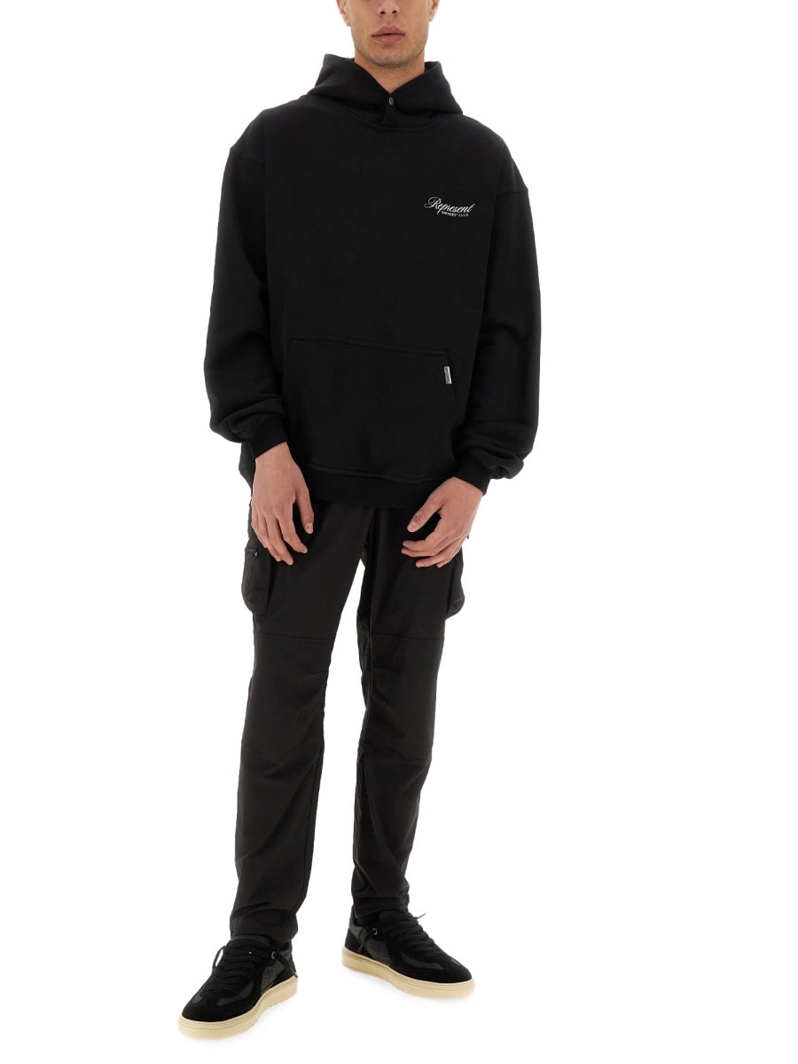 Represent 247 Toggle-fastening Track Pants In Black