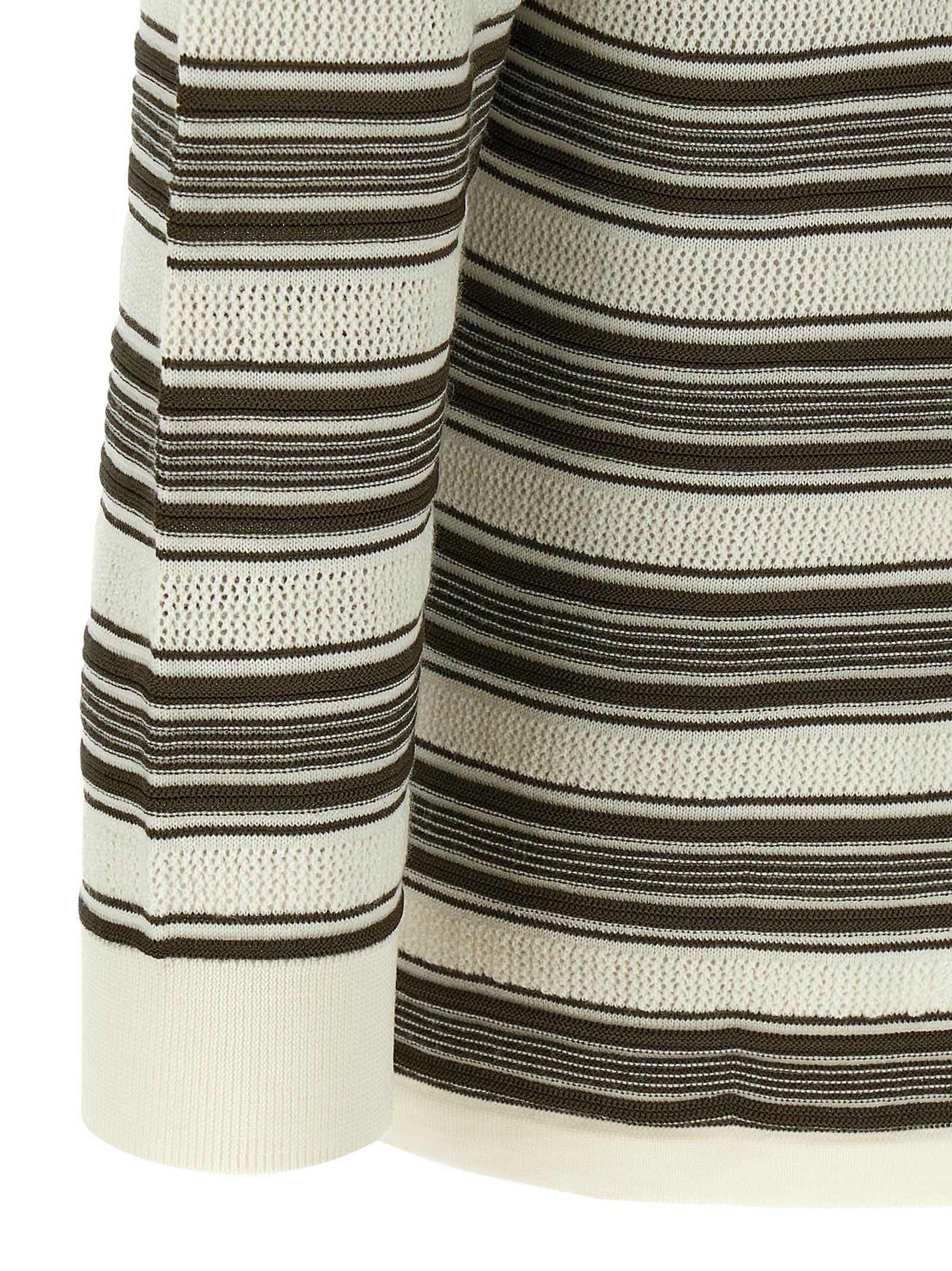 Wales Bonner Samuel Striped Polo Shirt In Multi