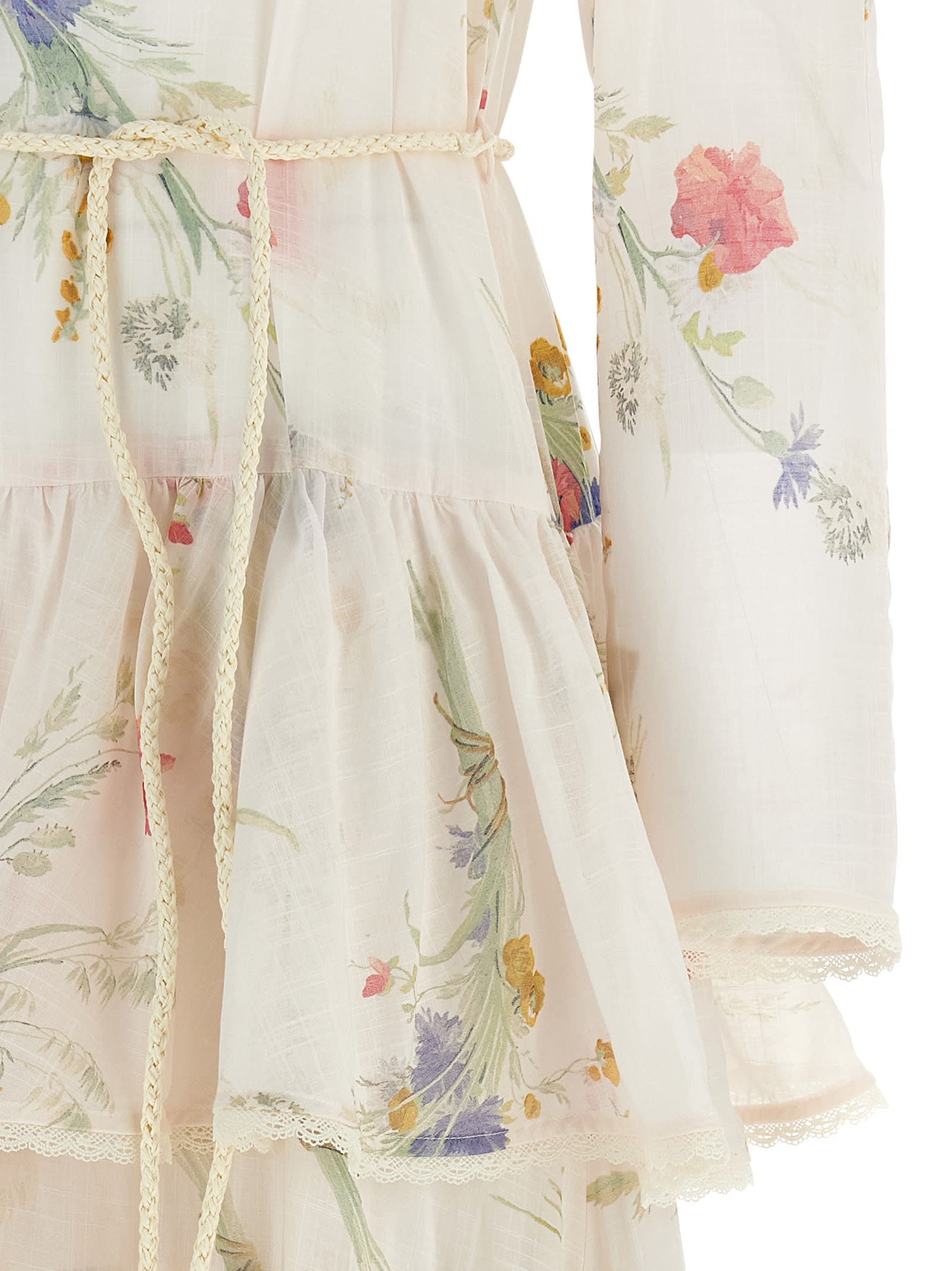 Zimmermann Lucky Maxi Dress In Neutral