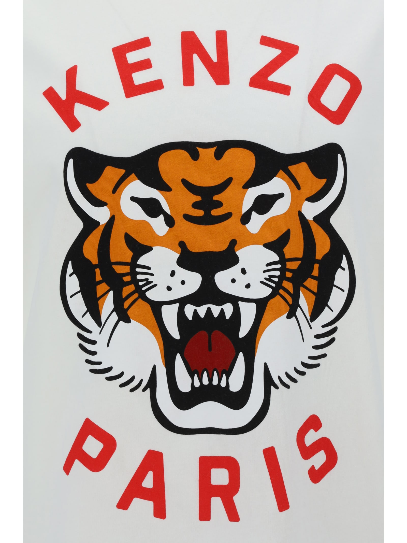 Shop Kenzo Lucky Tiger T-shirt In 02