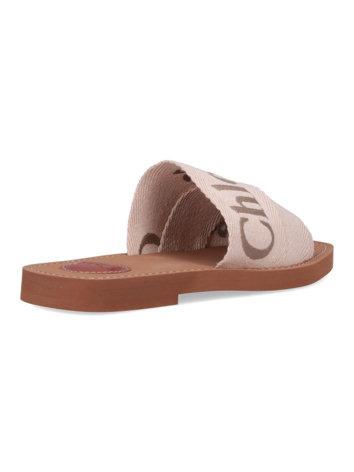 Shop Chloé Woody Sandals In Beige