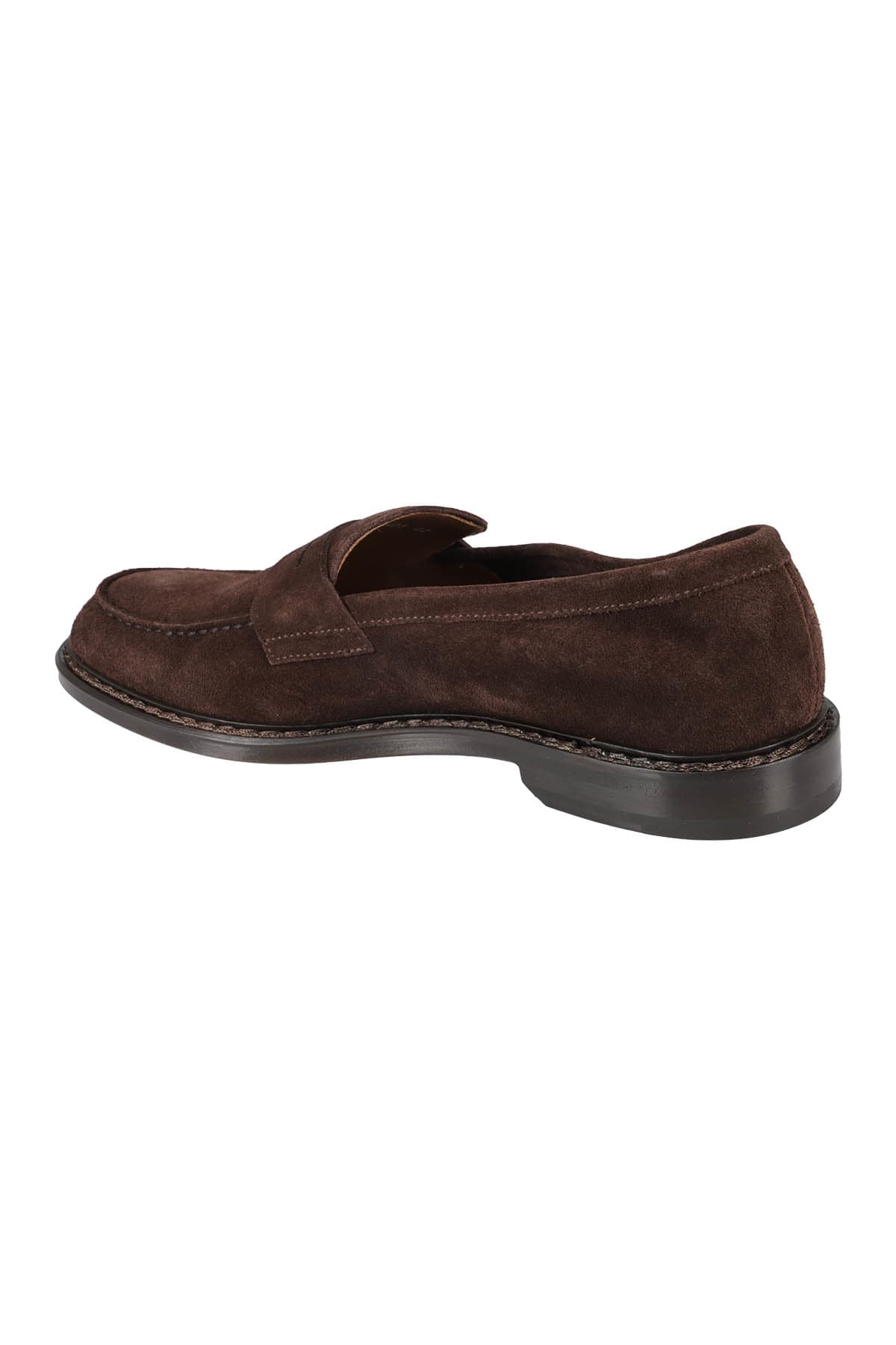 Shop Doucal's Penny Moc In Wash Terre